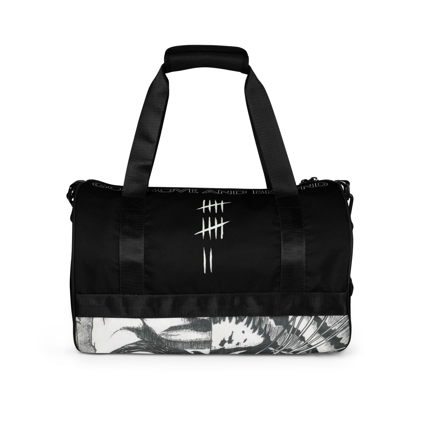 Duffel gym bag (black)