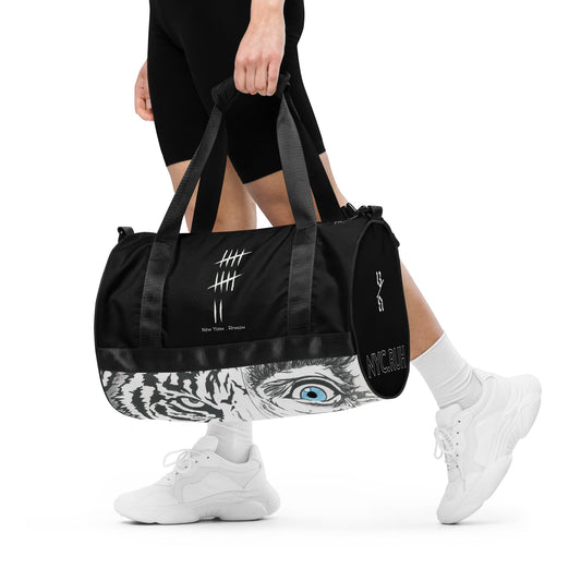 Duffel gym bag (black)