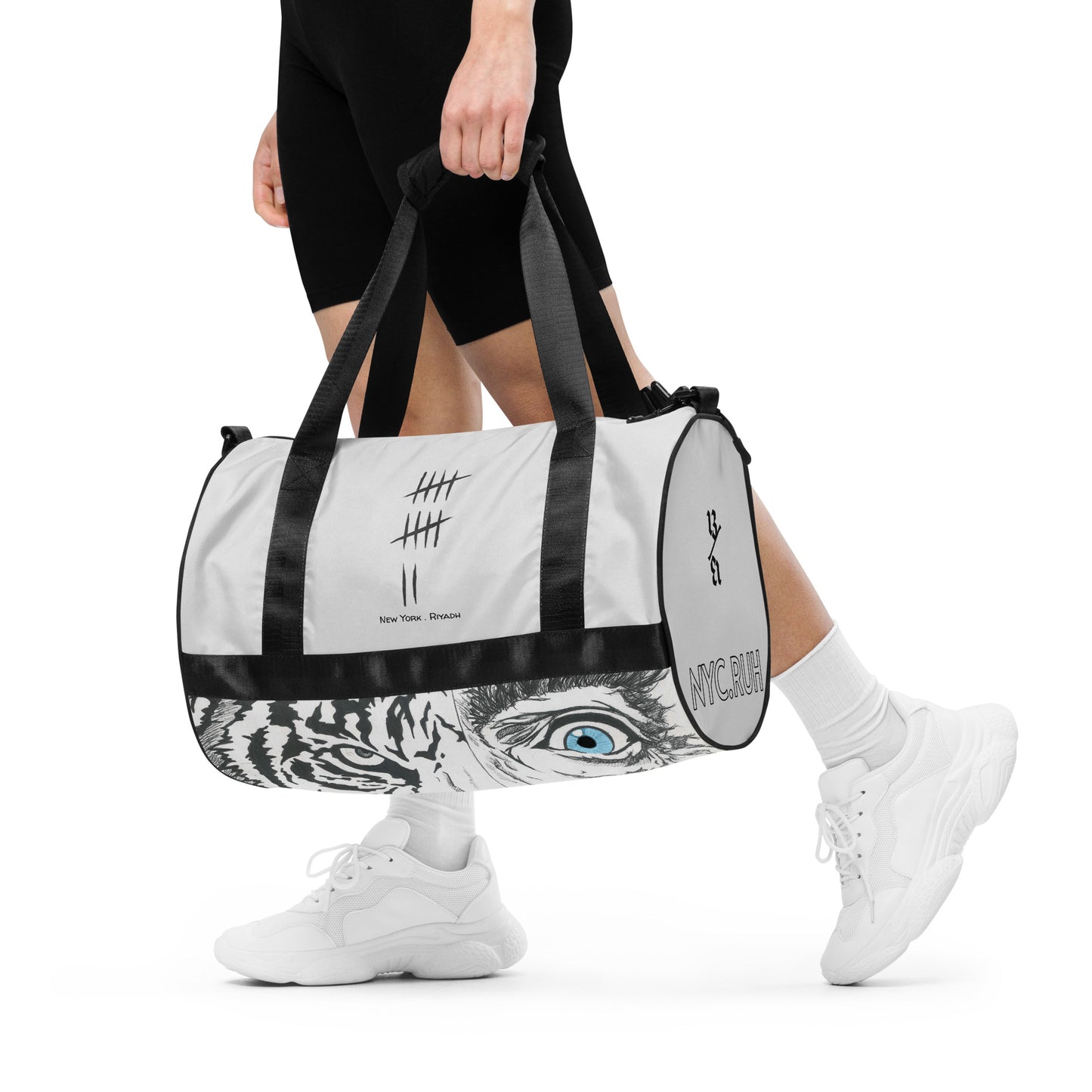 Duffel gym bag (light Ash)